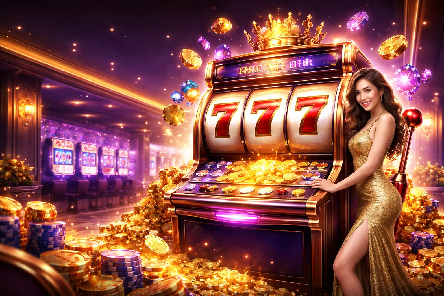 Hình ảnh chính Nổ Hũ 78be login với các biểu tượng slot và giải thưởng lớn